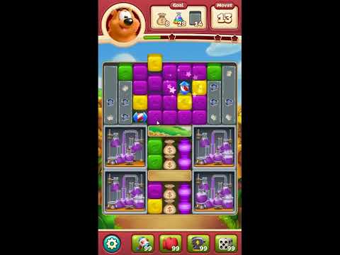 Toon Blast Level 7814 - NO BOOSTERS 🐻🐺🐱 | SKILLGAMING ✔️