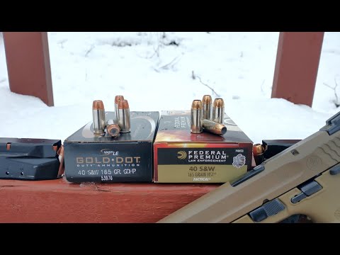 A Very Personal .40 S\u0026W Test - Speer Gold Dot VS Federal HST - Which is Your Favorite?