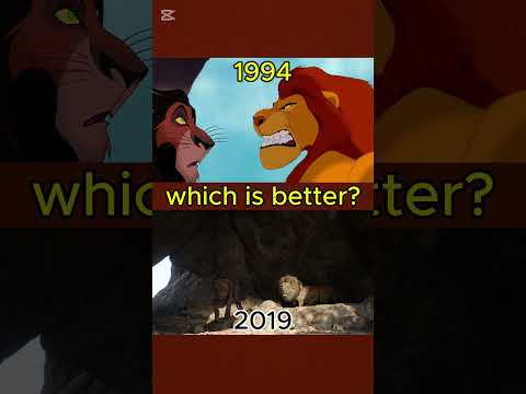 Then vs Now! mufasa vs scar #shorts #animals #lion