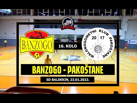 ŽMNL: BANZOGO - PAKOŠTANE  1:4, 23.01.2022.