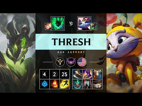 Thresh Support vs Yuumi - NA Master Patch 14.18