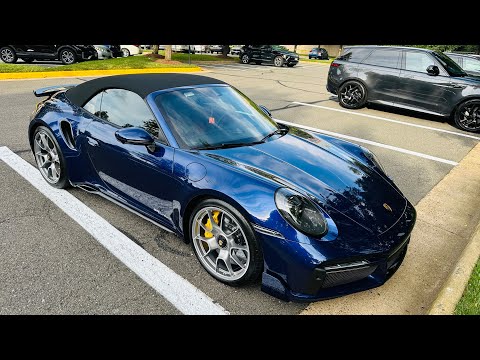 2025 Porsche 911 Turbo S cabriolet out in the sun!