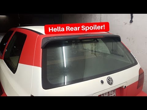 Installing A Hella Rear Spoiler On My Golf