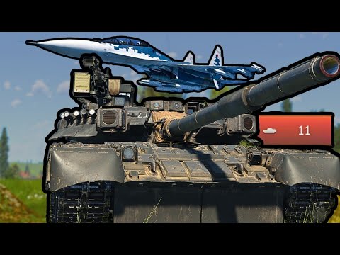 Unstoppable Russian Power! T-80UK & Su-30SM - War Thunder