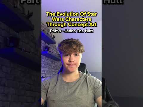 Jabba The Hutt’s Original Concept Art Designs #shorts