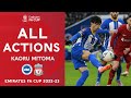 Kaoru Mitoma All Actions v  Liverpool | Fourth Round | Emirates FA Cup 2022-23