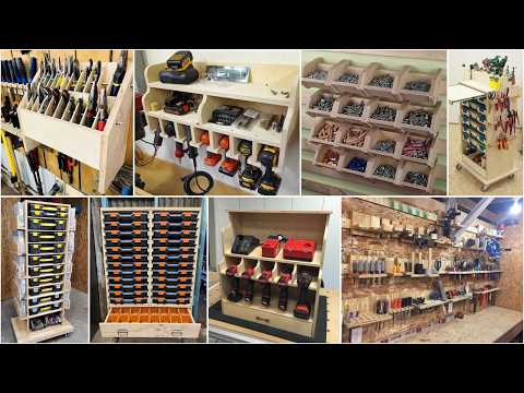 100 Wooden Tool Organizer Ideas for Garage | DIY Workshop Storage