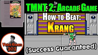 TMNT 2 NES | How to Beat Krang | Video Games 101