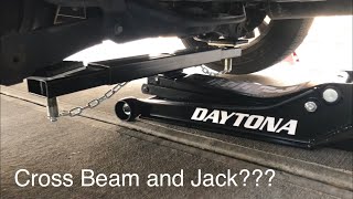 Harbor Freight Low Profile Long Reach Jack and Cross Beam Dayton 64051 and 64781.