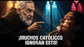 PADRE PÍO ADVIERTE: Si Sientes la Hostia Pegarse… ALGO ESTÁ PASANDO EN TU ALMA