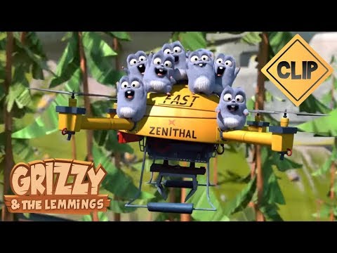 Un drone pour les Lemmings - Grizzy & les Lemmings