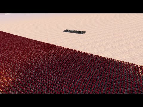 100 MODERN SOLDIERS vs 20 000 SPARTANS - Ultimate Epic Battle Simulator