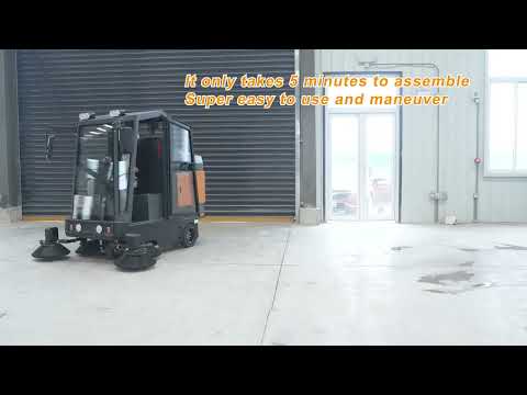 CSR75 Features, 75" Ride-On Floor Sweeper, 48 Gal 48V 4*100Ah, CSR75, Just like driving a car