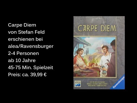 Carpe Diem von alea/Ravensburger - Regelerklärung - Die Brettspieltester Herbstneuheit 2018