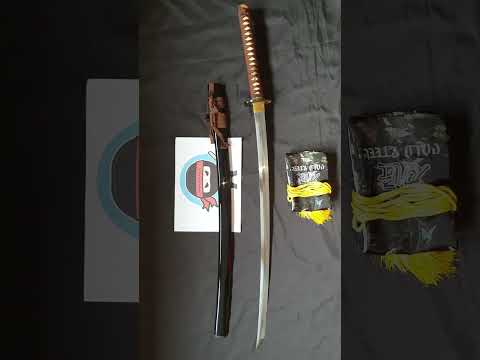 Cold Steel Mizutori Crane Katana - Big sharp knife :)