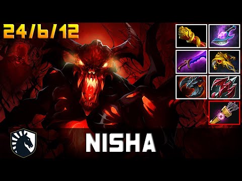 Nisha Shadow Fiend | 7.32d Update Patch | Dota 2 Pro MMR Gameplay #108