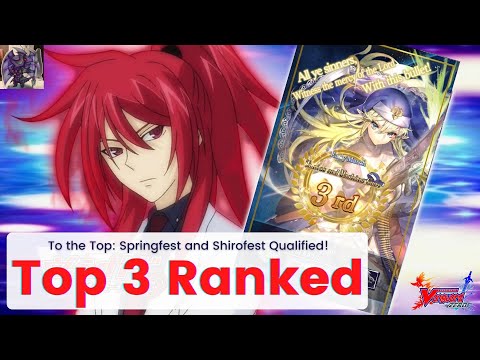 Vanguard Zero: [Top 3 Ranked] Qualified for Springfest and Shirofest! (Thoughts and Discussion)