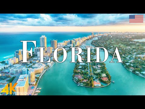 FLYING OVER FLORIDA (4K UHD) - Relaxing Music Along With Beautiful Nature Videos - 4k ULTRA HD