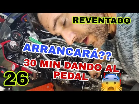 26⚡ ARRANCARA?? CASI ME MUERO DANDO AL PEDAL😫 ☠️YAMAHA RD 500💀 Paciencia infinita 🙏