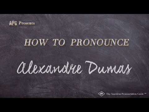 How to Pronounce Alexandre Dumas (Real Life Examples!)