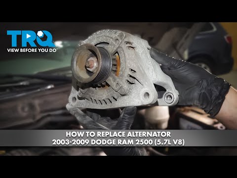 How to Replace Alternator 2003-2009 Dodge Ram 2500 (5.7L V8)