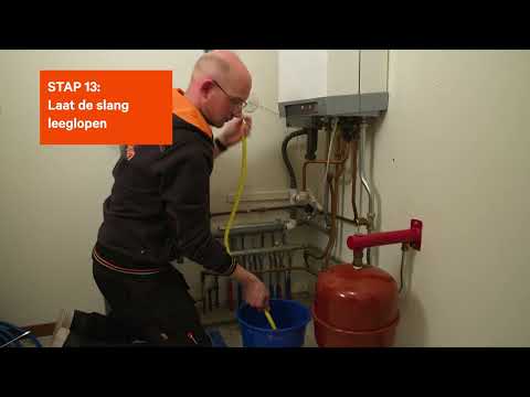 Refilling central heating system