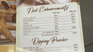 Desert Nail Spa | Digital menu | TV menu 