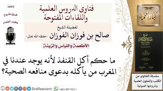 صورة ما حكم أكل القنفذ؟ للشيخ صالح الفوزان