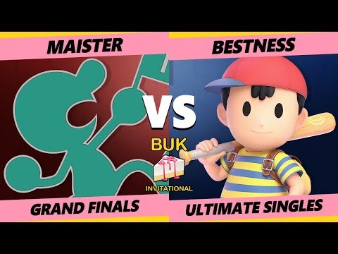 Buk Invitational Grand Finals - BestNess (Ness) Vs. Maister (Game & Watch) Smash Ultimate - SSBU