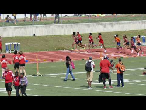 2017 JP Houston Heat Youth Track Meet - 13 - 14 YR GIRLS 100 METER