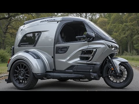 “2025 Honda Gold Wing Electric Tricycle Camper – The Ultimate Luxury EV on 3 Wheels!”