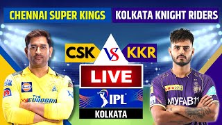 Kolkata Vs Chennai Live Scores & Commentary | IPL Live 2023 | KKR vs CSK Live Score & Commentary