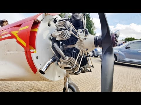 FIRST RUN UP - MOKI 400cc 5 CYL RADIAL - 1/3 SCALE RC YAKOVLEV YAK 11 - PHIL NOEL - 2017