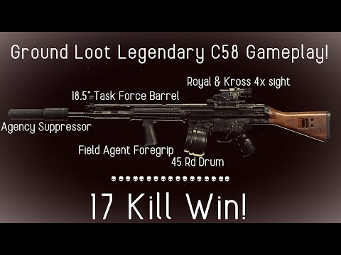 Ground Loot Legendary C58 Gameplay! | Call of Duty Warzone Season Four