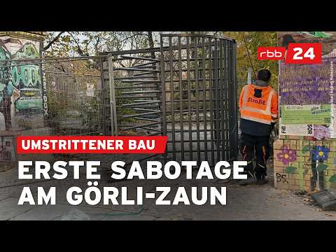 Kaum aufgestellt, schon beschädigt: Neuer Zaun am Görlitzer Park sorgt für Ärger
