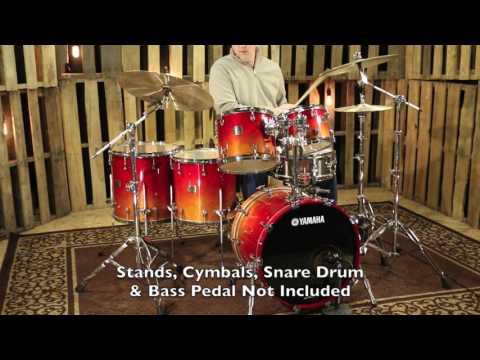 Yamaha Birch Custom Absolute Garnet Fade Shell Pack- New Old Stock