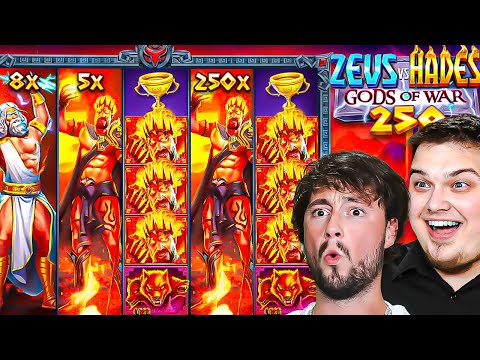 ZEUS VS HADES GODS OF WAR 250 MAX WIN!!!!!