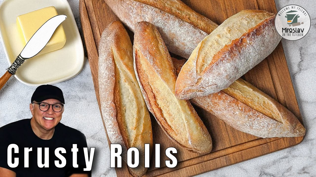 Homemade Crusty Rolls for Pennies!🥖