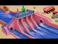 Diy Tractor Making Mini 4 Compartment Dam With Bricks Science Project ​⁠​⁠​⁠ MiniTractor