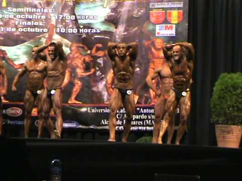 Ultimas comparaciones semifinales Campeonato de España de Culturismo Senior 2010 hasta 75 kg
