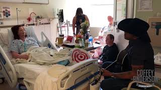 Country Star Sings for Patient in Hospital  - TEAR JERKER*