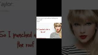 Taylor Swift Memes Pt.1 #midnights #youbelongwithme #taylorswift #memes #taylorswiftmemes #trending