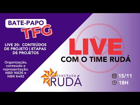 Bate-Papo TFG: Etapas de Projetos: NBR 16636 e NBR 6492 - LIVE 20