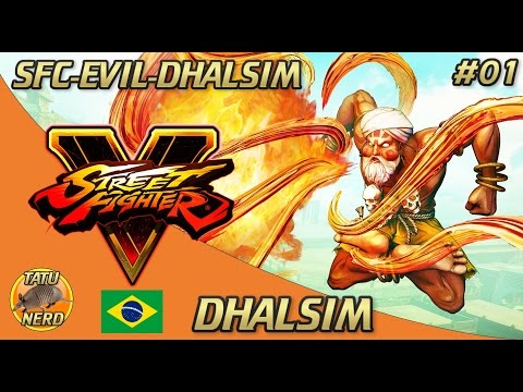 SFV - Online Matches - 01 - SFC-EVIL-DHALSIM - Líder Brasileiro - Dhalsim