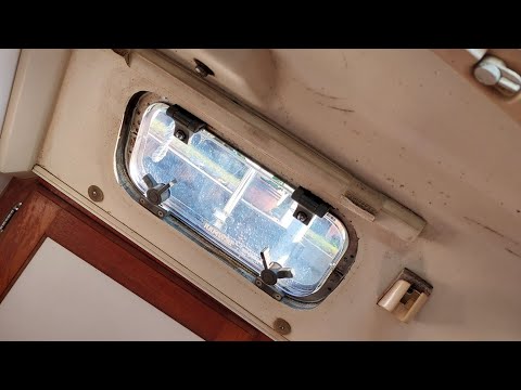 Re-Bedding a Lewmar portlight