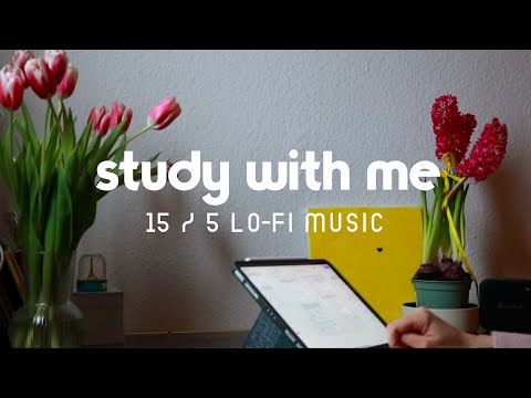study with me with lofi music | Pomodoro 15/5 session