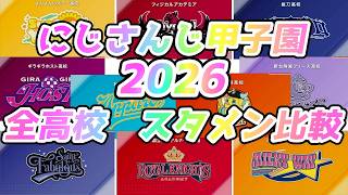 【#にじ甲2026】にじさんじ甲子園2026　最終ステータス比較【#にじさんじ】
