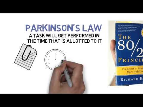 The 80/20 Principle and Parkinson's Law - Richard Koch - ANIMATED BOOK REVIEW examples