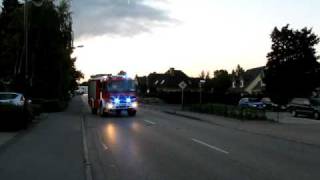 preview picture of video 'Feuerwehr Moorrege - Ankunft des neuen LF 10/6'