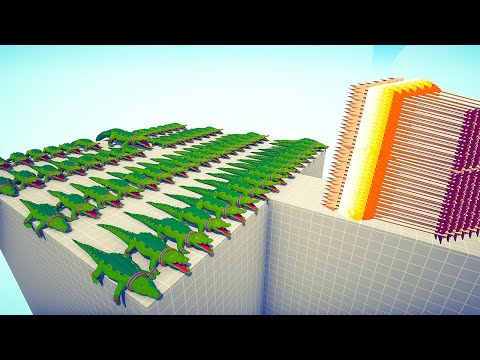 100x CROCODILES + GIANT vs EVERY GOD - Totally Accurate Battle Simulator TABS